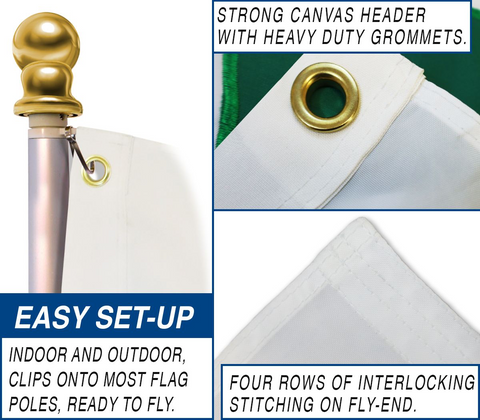 Appeal to Heaven, Liberty Tree, 3x5, Embroidered