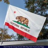 3x5ft Embroidered California Flag, Single-Sided