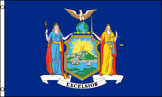  new york flag 2x3ft poly