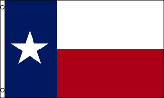 Texas Flag, Polyester, Various Sizes